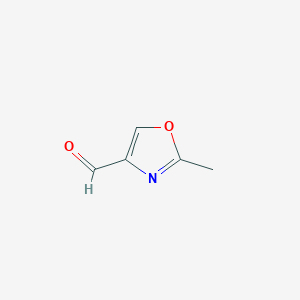 molecular formula C5H5NO2 B023661 2-Methyloxazole-4-carbaldehyde CAS No. 113732-84-6