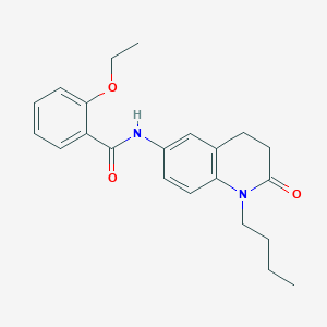 molecular formula C22H26N2O3 B2366156 N-(1-butyl-2-oxo-1,2,3,4-tetrahydroquinolin-6-yl)-2-ethoxybenzamide CAS No. 954684-20-9