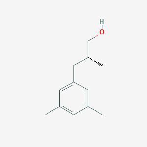 molecular formula C12H18O B2366189 (2R)-3-(3,5-Dimethylphenyl)-2-methylpropan-1-ol CAS No. 2248183-85-7