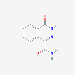molecular formula C9H7N3O2 B2366203 4-Oxo-3,4-dihydrophthalazine-1-carboxamide CAS No. 59908-31-5
