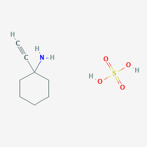 molecular formula C8H15NO4S B2366242 1-Ethynylcyclohexanamine sulfate CAS No. 1217008-17-7