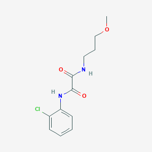 molecular formula C12H15ClN2O3 B2366263 N'-(2-chlorophenyl)-N-(3-methoxypropyl)oxamide CAS No. 423728-50-1