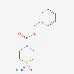 Benzyl 1-imino-1-oxo-1lambda6-thiomorpholine-4-carboxylate