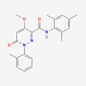 N-mesityl-4-methoxy-6-oxo-1-(o-tolyl)-1,6-dihydropyridazine-3-carboxamide