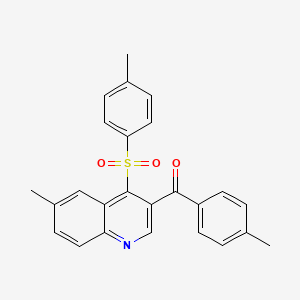 (6-Methyl-4-tosylquinolin-3-yl)(p-tolyl)methanone