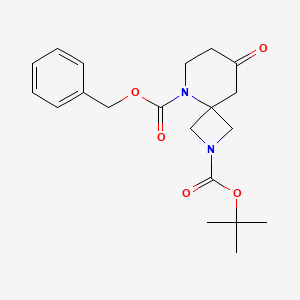 5-Benzyl 2-tert-butyl 8-oxo-2,5-diazaspiro[3.5]nonane-2,5-dicarboxylate