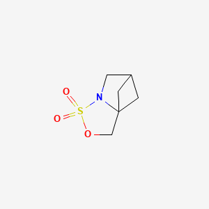 molecular formula C6H9NO3S B2366451 3-Oxa-4lambda6-thia-5-azatricyclo[5.1.1.01,5]nonane 4,4-dioxide CAS No. 2385077-55-2