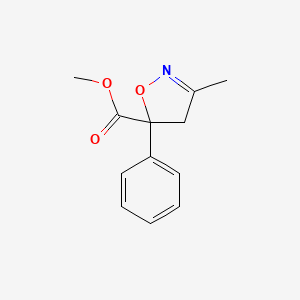 Methyl 3-methyl-5-phenyl-4H-1,2-oxazole-5-carboxylate