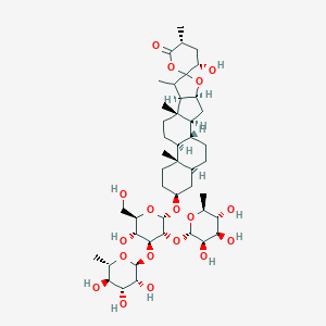 molecular formula C45H72O18 B236647 Soladulcoside B CAS No. 137038-72-3