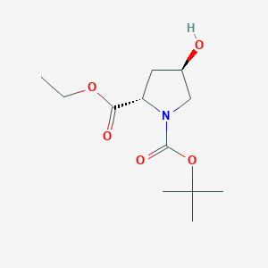 (2S,4R)-1-tert-Butyl 2-ethyl 4-hydroxypyrrolidine-1,2-dicarboxylate
