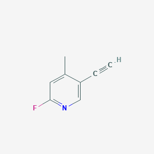 5-Ethynyl-2-fluoro-4-methylpyridine