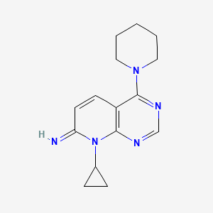 8-cyclopropyl-4-(piperidin-1-yl)pyrido[2,3-d]pyrimidin-7(8H)-imine