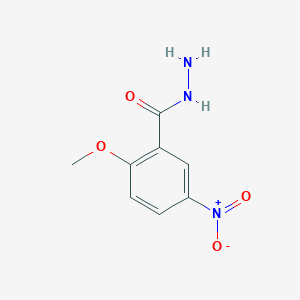 molecular formula C8H9N3O4 B2366580 2-Methoxy-5-nitrobenzohydrazide CAS No. 34164-77-7