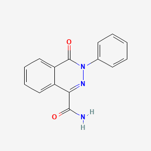 4-Oxo-3-phenyl-3,4-dihydro-1-phthalazinecarboxamide