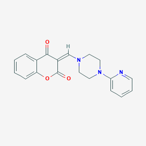 (Z)-3-((4-(pyridin-2-yl)piperazin-1-yl)methylene)chroman-2,4-dione