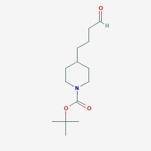 Tert-butyl 4-(4-oxobutyl)piperidine-1-carboxylate