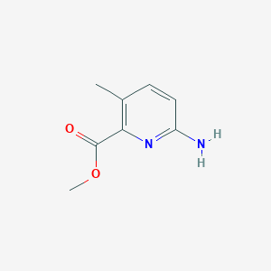 molecular formula C8H10N2O2 B2366627 Methyl 6-amino-3-methylpyridine-2-carboxylate CAS No. 1319069-28-7