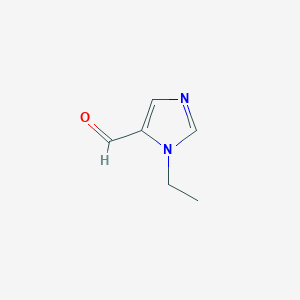 molecular formula C6H8N2O B2366749 1-Ethyl-1H-imidazole-5-carbaldehyde CAS No. 842972-42-3