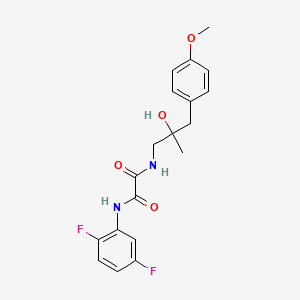 molecular formula C19H20F2N2O4 B2366753 N1-(2,5-difluorophenyl)-N2-(2-hydroxy-3-(4-methoxyphenyl)-2-methylpropyl)oxalamide CAS No. 1396746-34-1