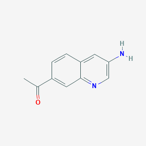 1-(3-Aminoquinolin-7-yl)ethanone