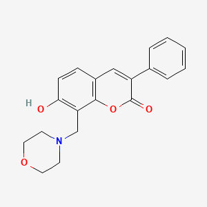 7-Hydroxy-8-(morpholin-4-ylmethyl)-3-phenylchromen-2-one