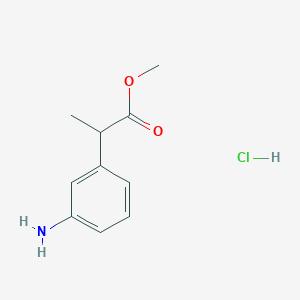 Methyl 2-(3-aminophenyl)propanoate hydrochloride