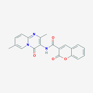 N-(2,7-dimethyl-4-oxo-4H-pyrido[1,2-a]pyrimidin-3-yl)-2-oxo-2H-chromene-3-carboxamide