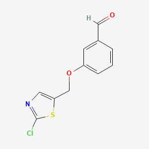 3-[(2-Chloro-1,3-thiazol-5-yl)methoxy]benzaldehyde