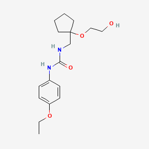 1-(4-Ethoxyphenyl)-3-((1-(2-hydroxyethoxy)cyclopentyl)methyl)urea