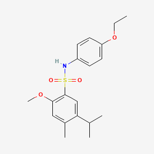 N-(4-Ethoxyphenyl)-2-methoxy-4-methyl-5-propan-2-ylbenzenesulfonamide