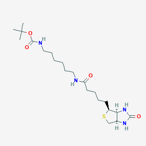 molecular formula C21H38N4O4S B023669 N-Biotinyl-N'-Boc-1,6-hexanediamine CAS No. 153162-70-0