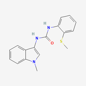 molecular formula C17H17N3OS B2366953 1-(1-methyl-1H-indol-3-yl)-3-(2-(methylthio)phenyl)urea CAS No. 899947-27-4