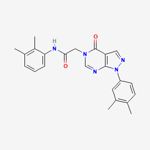 molecular formula C23H23N5O2 B2367027 N-(2,3-dimethylphenyl)-2-[1-(3,4-dimethylphenyl)-4-oxopyrazolo[3,4-d]pyrimidin-5-yl]acetamide CAS No. 863447-01-2