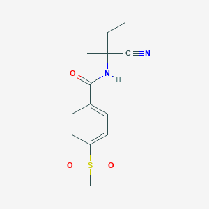 N-(1-cyano-1-methylpropyl)-4-methanesulfonylbenzamide