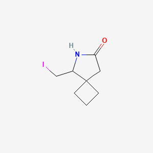 5-(Iodomethyl)-6-azaspiro[3.4]octan-7-one