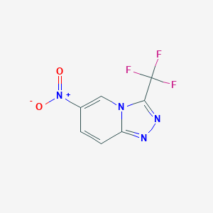 6-Nitro-3-(trifluoromethyl)[1,2,4]triazolo[4,3-a]pyridine
