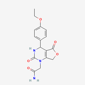 2-[4-(4-ethoxyphenyl)-2,5-dioxo-3,4,5,7-tetrahydrofuro[3,4-d]pyrimidin-1(2H)-yl]acetamide
