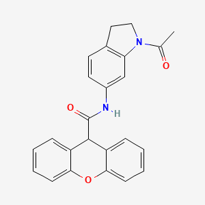 N-(1-acetylindolin-6-yl)-9H-xanthene-9-carboxamide