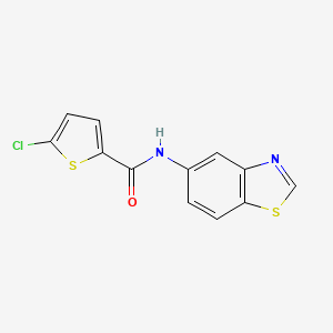 N-(benzo[d]thiazol-5-yl)-5-chlorothiophene-2-carboxamide