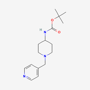 molecular formula C16H25N3O2 B2367127 tert-Butyl 1-(pyridin-4-ylmethyl)piperidin-4-ylcarbamate CAS No. 1152424-96-8