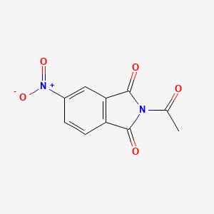 molecular formula C10H6N2O5 B2367240 N-Acetyl-4-nitrophthalimide CAS No. 60283-87-6