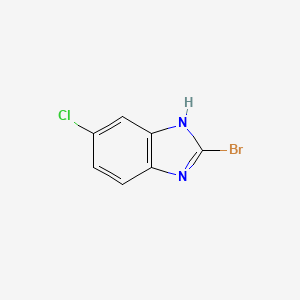 molecular formula C7H4BrClN2 B2367257 2-Bromo-6-chloro-1H-benzo[d]imidazole CAS No. 1388031-41-1