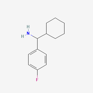 molecular formula C13H18FN B2367274 Cyclohexyl(4-fluorophenyl)methanamine CAS No. 88536-30-5