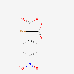 molecular formula C11H10BrNO6 B2367337 Dimethyl 2-bromo-2-(4-nitrophenyl)malonate CAS No. 860786-04-5