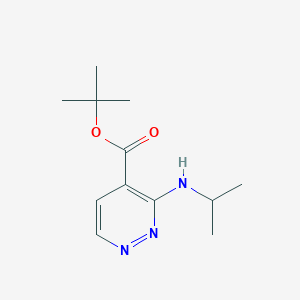 B2367349 Tert-butyl 3-(propan-2-ylamino)pyridazine-4-carboxylate CAS No. 2248269-96-5
