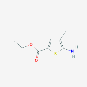 molecular formula C8H11NO2S B2367365 Ethyl 5-amino-4-methylthiophene-2-carboxylate CAS No. 1858537-35-5