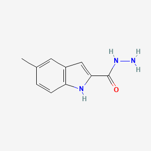 molecular formula C10H11N3O B2367377 5-methyl-1H-indole-2-carbohydrazide CAS No. 1463-64-5