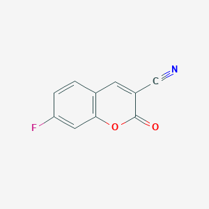 molecular formula C10H4FNO2 B2367389 7-Fluoro-2-oxochromene-3-carbonitrile CAS No. 1417636-35-1