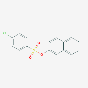 molecular formula C16H11ClO3S B2367428 Naphthalen-2-yl 4-chlorobenzenesulfonate CAS No. 56059-50-8