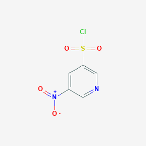 molecular formula C5H3ClN2O4S B2367507 5-Nitropyridine-3-sulfonyl chloride CAS No. 605653-17-6
